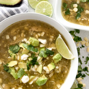 Salsa Verde Taco Soup