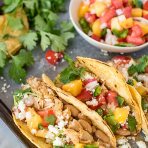 Chili Lime Chicken Tacos