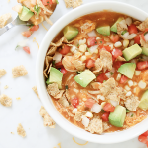 Creamy Chicken Enchilada Soup